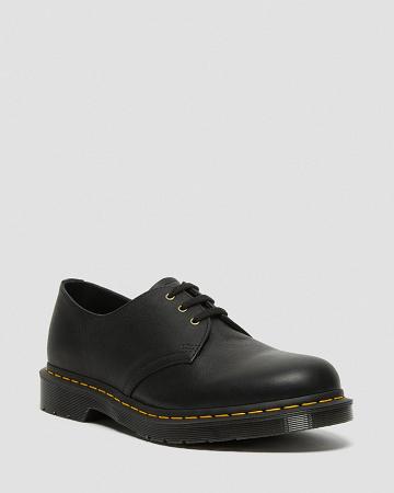 Black Women's Dr Martens 1461 Ambassador Leather Oxfords Shoes | CA 338DFM